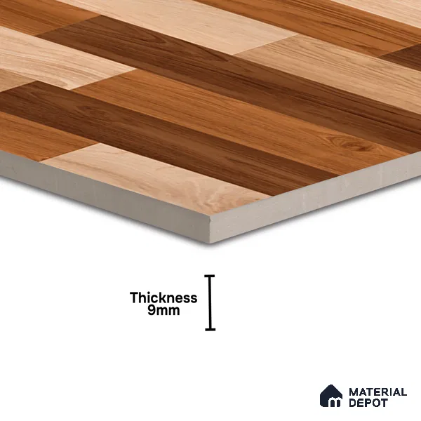 TL 01488 Rosy Brown 2 ft x 2 ft Matte Finish Wall and Floor Porcelain Tile - 9 mm