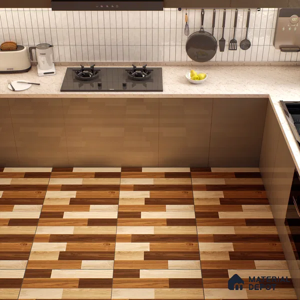 TL 01488 Rosy Brown 2 ft x 2 ft Matte Finish Wall and Floor Porcelain Tile - 9 mm