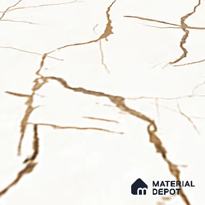 TL 01504 White 2 ft x 2 ft Matte Finish Wall and Floor Porcelain Moroccan Tile - 9 mm
