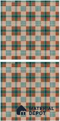 Subway Wall Tile TL 04977 Marrakech Cheques Terra Brown 8 x 8 inch Ceramic Matte Finish - 10 mm | Suitable for Highlighter Walls, Foyer, Bathroom, Kitchen Wall & Backsplashes (Sample)