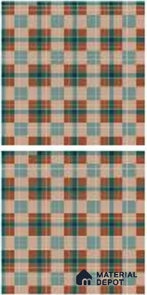 Subway Wall Tile TL 04977 Marrakech Cheques Terra Brown 8 x 8 inch Ceramic Matte Finish - 10 mm | Suitable for Highlighter Walls, Foyer, Bathroom, Kitchen Wall & Backsplashes (Sample)