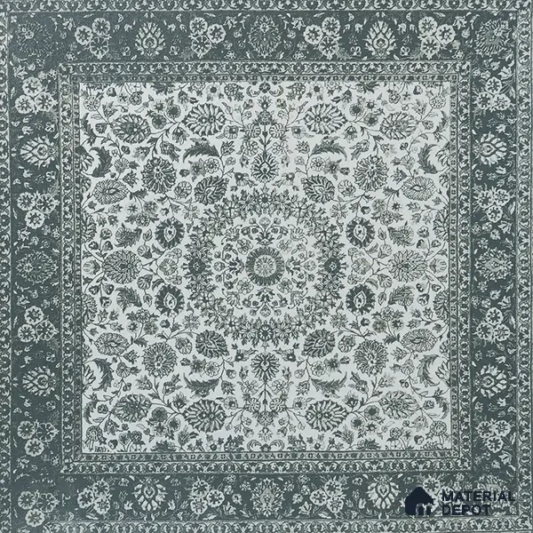 Moroccan Wall & Floor Tile TL 00902 Carpet 2 ft x 2 ft Matte Finish Vitrified Tile - 9 mm | Suitable For Kitchen, Bathroom, Dining Area | Please Expect a Slight Variation of Pattern