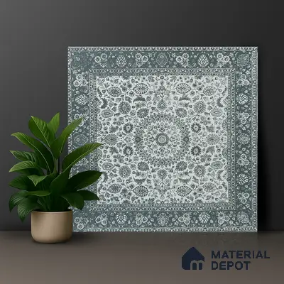 Moroccan Wall & Floor Tile TL 00902 Carpet 2 ft x 2 ft Matte Finish Vitrified Tile - 9 mm | Suitable For Kitchen, Bathroom, Dining Area | Please Expect a Slight Variation of Pattern