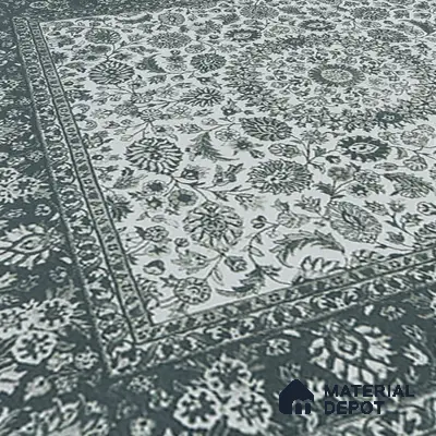 Moroccan Wall & Floor Tile TL 00902 Carpet 2 ft x 2 ft Matte Finish Vitrified Tile - 9 mm | Suitable For Kitchen, Bathroom, Dining Area | Please Expect a Slight Variation of Pattern