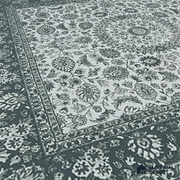 Moroccan Wall & Floor Tile TL 00902 Carpet 2 ft x 2 ft Matte Finish Vitrified Tile - 9 mm | Suitable For Kitchen, Bathroom, Dining Area | Please Expect a Slight Variation of Pattern