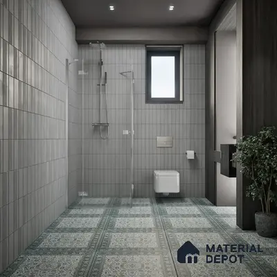Moroccan Wall & Floor Tile TL 00902 Carpet 2 ft x 2 ft Matte Finish Vitrified Tile - 9 mm | Suitable For Kitchen, Bathroom, Dining Area | Please Expect a Slight Variation of Pattern