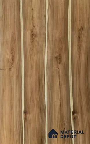Carribean Teak 2440x1220 mm Silicon Natural Veneer - 3.7 mm