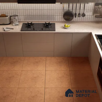 Stone Look Floor & Wall Tile TL 06016 B Texture Shimmer 2 ft x 2 ft Rustic Carving Matte Finish Vitrified Tile - 9 mm | 4 Random Design | Suitable For Living Room, Bedroom, Bathroom, Kitchen & Dining (Sample)