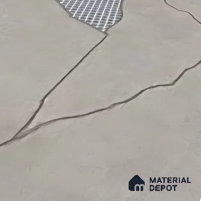 Stone Look Floor & Wall Tile TL 06015 Zen Silver Arte 2 ft x 2 ft Rustic Carving Matte Finish Vitrified Tile - 9 mm | 8 Random Design | Suitable For Living Room, Bedroom, Bathroom, Kitchen & Dining