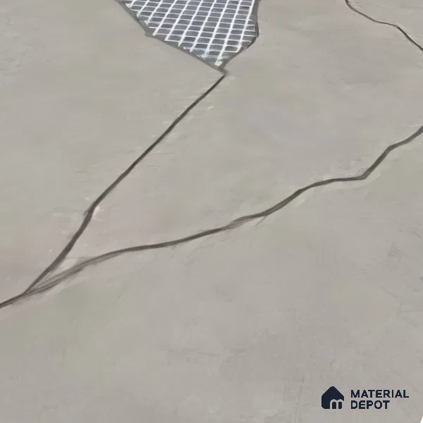 Stone Look Floor & Wall Tile TL 06015 Zen Silver Arte 2 ft x 2 ft Rustic Carving Matte Finish Vitrified Tile - 9 mm | 8 Random Design | Suitable For Living Room, Bedroom, Bathroom, Kitchen & Dining