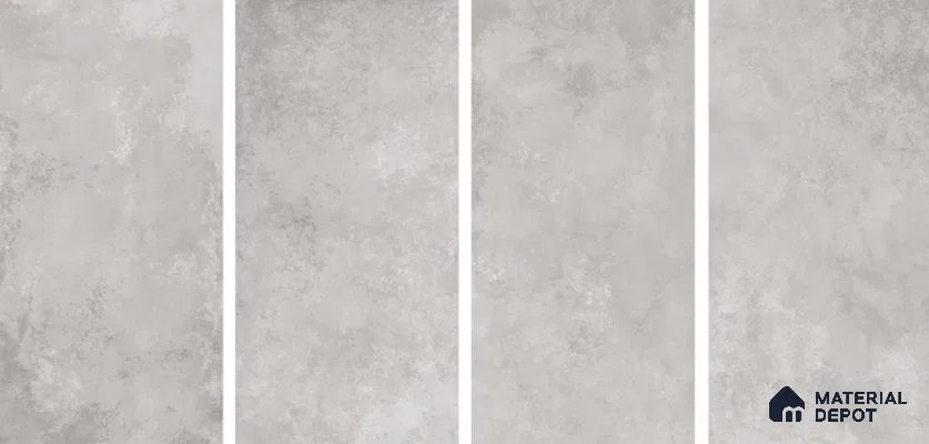 Carving Floor & Wall Tile TL 06119 B Illusion Grey 4 ft x 2 ft Vitrified Matte Carving Finish - 9 mm | 8 Random Design | Suitable For Living Room, Bedroom, Bathroom, Kitchen