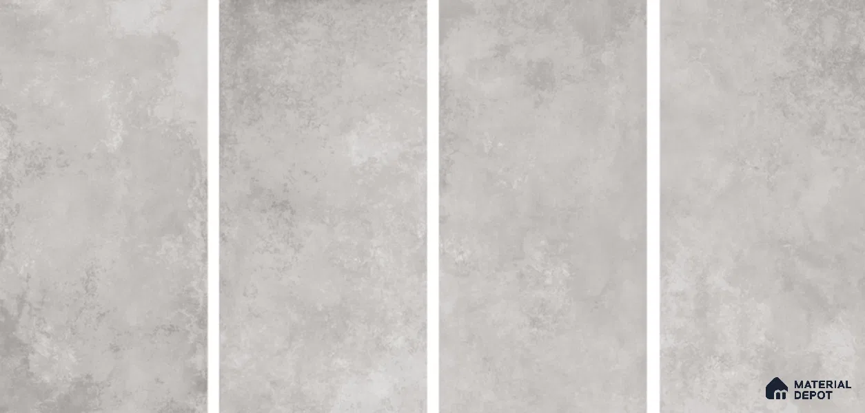 Carving Floor & Wall Tile TL 06119 B Illusion Grey 4 ft x 2 ft Vitrified Matte Carving Finish - 9 mm | 8 Random Design | Suitable For Living Room, Bedroom, Bathroom, Kitchen