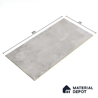 Carving Floor & Wall Tile TL 06119 B Illusion Grey 4 ft x 2 ft Vitrified Matte Carving Finish - 9 mm | 8 Random Design | Suitable For Living Room, Bedroom, Bathroom, Kitchen