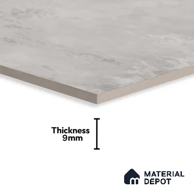 Carving Floor & Wall Tile TL 06119 B Illusion Grey 4 ft x 2 ft Vitrified Matte Carving Finish - 9 mm | 8 Random Design | Suitable For Living Room, Bedroom, Bathroom, Kitchen