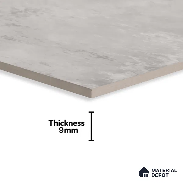 Carving Floor & Wall Tile TL 06119 B Illusion Grey 4 ft x 2 ft Vitrified Matte Carving Finish - 9 mm | 8 Random Design | Suitable For Living Room, Bedroom, Bathroom, Kitchen