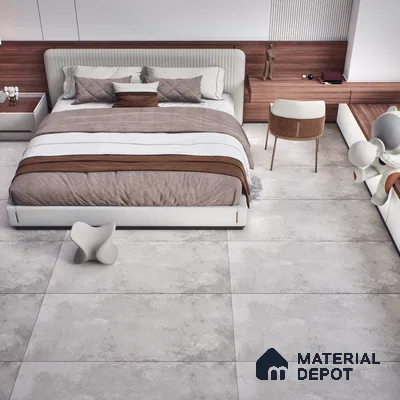 Carving Floor & Wall Tile TL 06119 B Illusion Grey 4 ft x 2 ft Vitrified Matte Carving Finish - 9 mm | 8 Random Design | Suitable For Living Room, Bedroom, Bathroom, Kitchen
