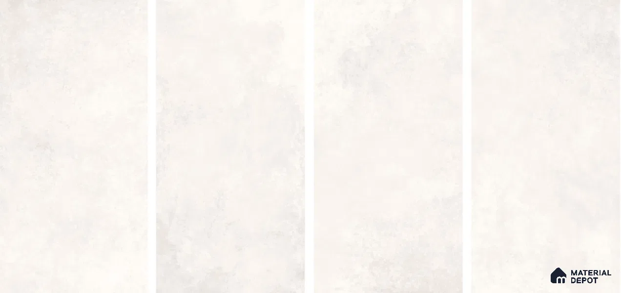 Carving Floor & Wall Tile TL 06119 Illusion Blanco 4 ft x 2 ft Vitrified Matte Carving Finish - 9 mm | 8 Random Design | Suitable For Living Room, Bedroom, Bathroom, Kitchen