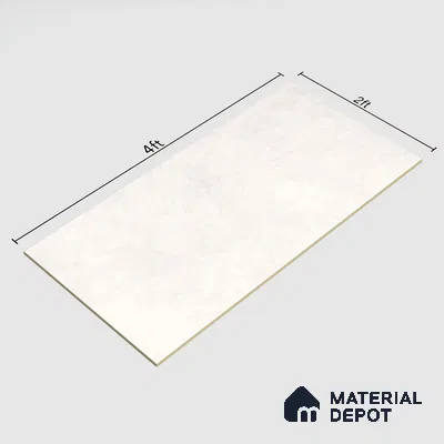 Carving Floor & Wall Tile TL 06119 Illusion Blanco 4 ft x 2 ft Vitrified Matte Carving Finish - 9 mm | 8 Random Design | Suitable For Living Room, Bedroom, Bathroom, Kitchen