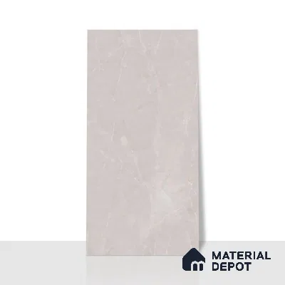 Carving Floor & Wall Tile TL 05612 Gravier Subtle Crema 2 ft x 4 ft Vitrified Rustic Carving Matte Finish - 9 mm | 6 Random Design | Suitable for Living Room, Bedroom, Bathroom (Sample)