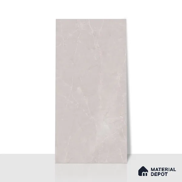 Carving Floor & Wall Tile TL 05612 Gravier Subtle Crema 2 ft x 4 ft Vitrified Rustic Carving Matte Finish - 9 mm | 6 Random Design | Suitable for Living Room, Bedroom, Bathroom (Sample)