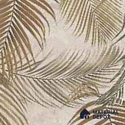 Grey Floral Wall Tile TL 06692 B Gravier Arctic Glow Embellish 2 ft x 4 ft Vitrified Glossy Finish - 9 mm | Suitable for Living Room, Bedroom, Bathroom (Sample)