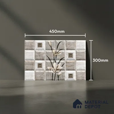 Budget Friendly Highlighter Wall Tile Value For Money TL 01918 B  18 x 12 inch - Ceramic Glossy Finish -6 mm  | Suitable for Kitchen & Bathroom