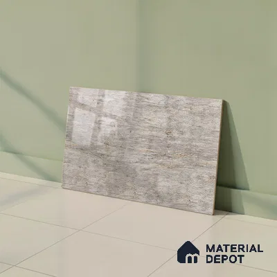 Budget Friendly Marble Wall Tile Value For Money TL 01918 C  18 x 12 inch - Ceramic Glossy Finish -6 mm  | Suitable for Kitchen & Bathroom