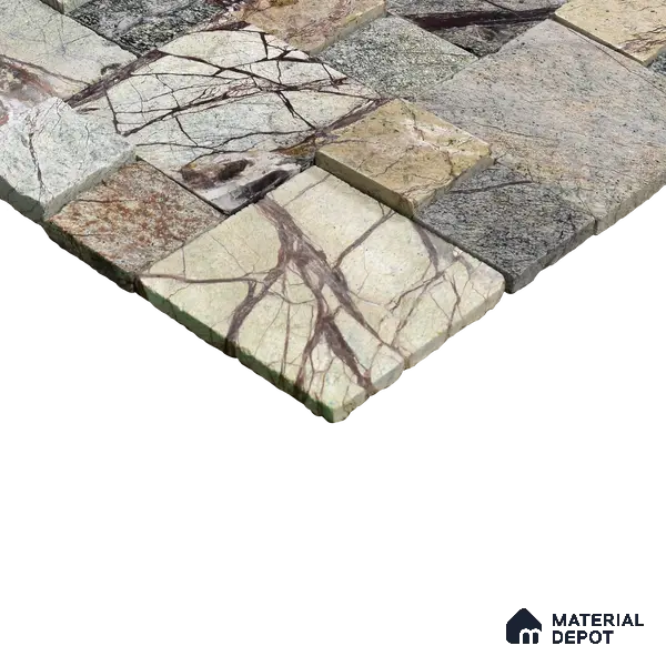 WL 00090 Castel Rock 300 x 300 mm Natural Stone Wall Cladding |  Stone is a Natural Product, Please Expect Variation in Shades