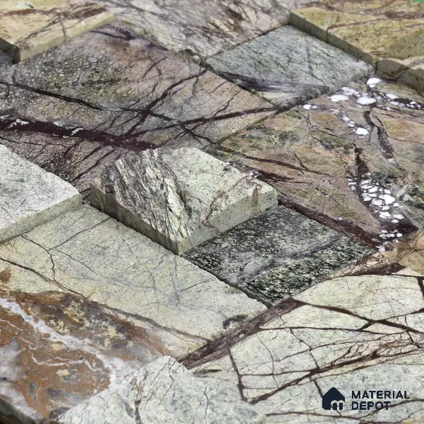 WL 00090 Castel Rock 300 x 300 mm Natural Stone Wall Cladding |  Stone is a Natural Product, Please Expect Variation in Shades