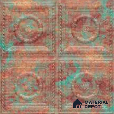 318 Rustic Patina 2 ft x 2 ft Decorative Ceiling Tile - 6 mm