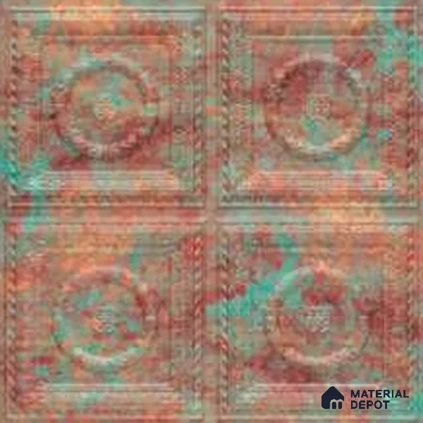 318 Rustic Patina 2 ft x 2 ft Decorative Ceiling Tile - 6 mm