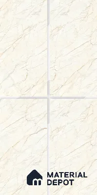 TL 02219 1 Ceaser White 4 ft x 2 ft Carving Matte Finish Vitrified Tile - 9 mm (Random 3)