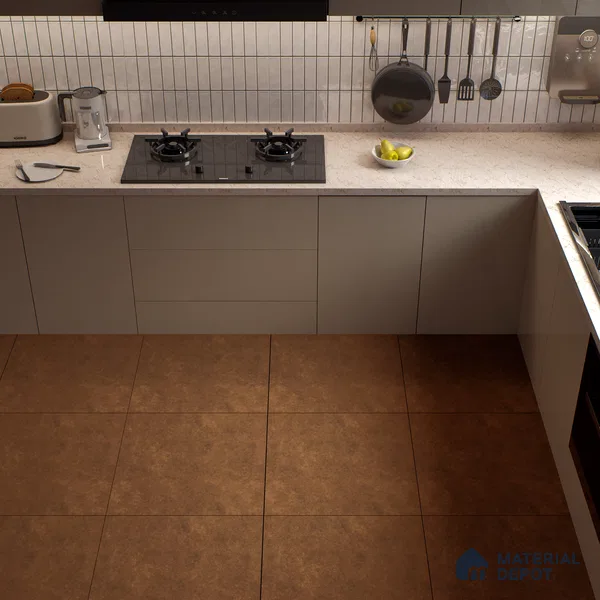 Stone Look Floor Tile TL 06129 B Toasted Crema 2 ft x 2 ft Matte Finish Vitrified Tile - 9 mm |  Suitable For Living Room, Bedroom & Dining