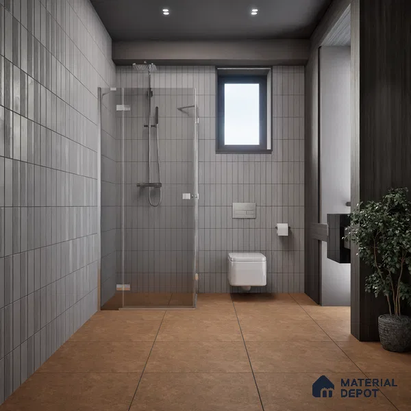 Stone Look Floor Tile TL 06129 B Toasted Crema 2 ft x 2 ft Matte Finish Vitrified Tile - 9 mm |  Suitable For Living Room, Bedroom & Dining