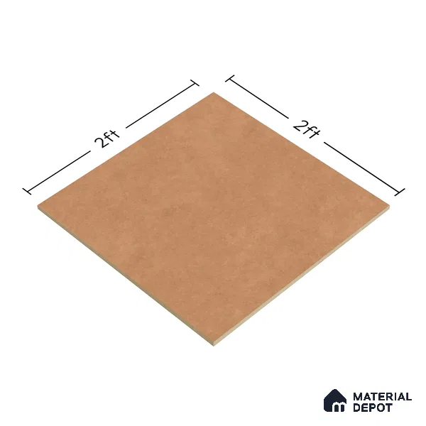 Stone Look Floor Tile TL 06129 C Clay Suede 2 ft x 2 ft Matte Finish Vitrified Tile - 9 mm |  Suitable For Living Room, Bedroom & Dining (Sample)