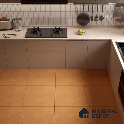 Stone Look Floor Tile TL 06129 C Clay Suede 2 ft x 2 ft Matte Finish Vitrified Tile - 9 mm |  Suitable For Living Room, Bedroom & Dining (Sample)