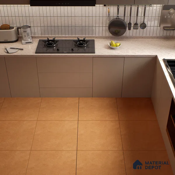 Stone Look Floor Tile TL 06129 C Clay Suede 2 ft x 2 ft Matte Finish Vitrified Tile - 9 mm |  Suitable For Living Room, Bedroom & Dining (Sample)