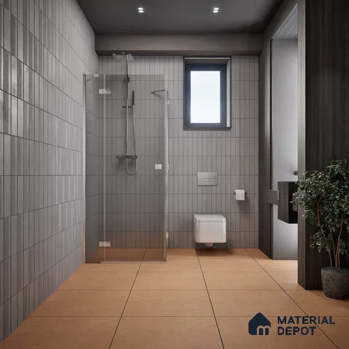 Stone Look Floor Tile TL 06129 C Clay Suede 2 ft x 2 ft Matte Finish Vitrified Tile - 9 mm |  Suitable For Living Room, Bedroom & Dining