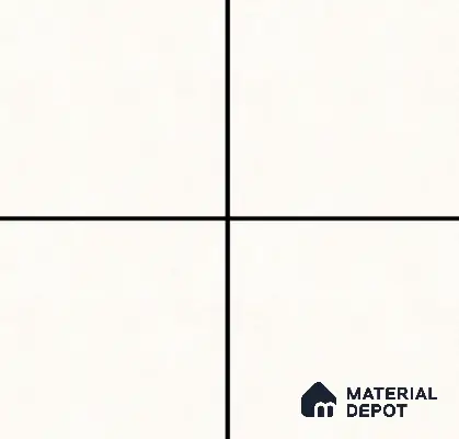 Plain Look Floor Tile TL 06129 Alabaster Vein 2 ft x 2 ft Matte Finish Vitrified Tile - 9 mm |  Suitable For Living Room, Bedroom & Dining