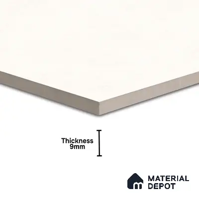 Plain Look Floor Tile TL 06129 Alabaster Vein 2 ft x 2 ft Matte Finish Vitrified Tile - 9 mm |  Suitable For Living Room, Bedroom & Dining