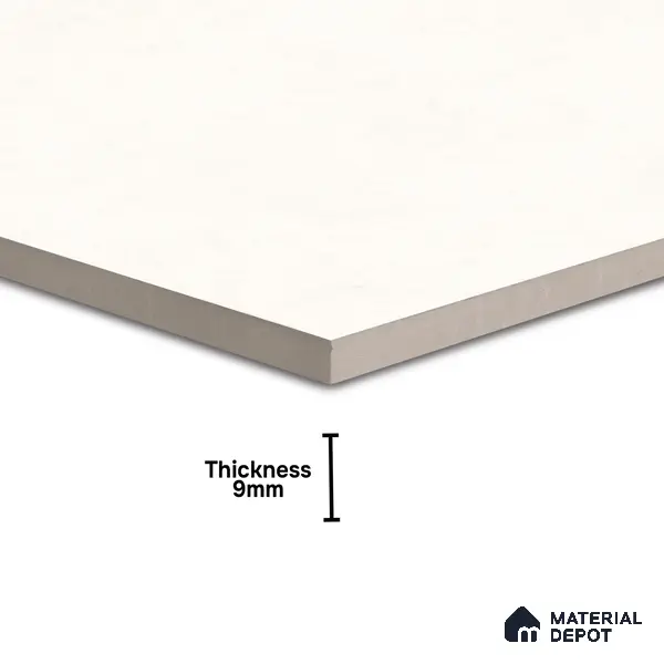 Plain Look Floor Tile TL 06129 Alabaster Vein 2 ft x 2 ft Matte Finish Vitrified Tile - 9 mm | Suitable For Living Room, Bedroom & Dining