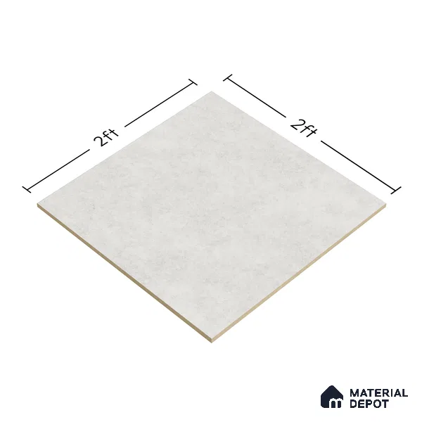 Stone Look Floor Tile TL 06129 E Velvet Mist 2 ft x 2 ft Matte Finish Vitrified Tile - 9 mm |  Suitable For Living Room, Bedroom & Dining (Sample)