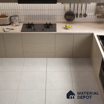 Stone Look Floor Tile TL 06129 E Velvet Mist 2 ft x 2 ft Matte Finish Vitrified Tile - 9 mm |  Suitable For Living Room, Bedroom & Dining (Sample)