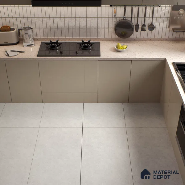 Stone Look Floor Tile TL 06129 E Velvet Mist 2 ft x 2 ft Matte Finish Vitrified Tile - 9 mm |  Suitable For Living Room, Bedroom & Dining (Sample)