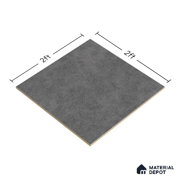 Stone Look Floor Tile TL 06129 F Obsidian Matte 2 ft x 2 ft Matte Finish Vitrified Tile - 9 mm |  Suitable For Living Room, Bedroom & Dining (Sample)