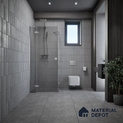 Stone Look Floor Tile TL 06129 F Obsidian Matte 2 ft x 2 ft Matte Finish Vitrified Tile - 9 mm |  Suitable For Living Room, Bedroom & Dining (Sample)