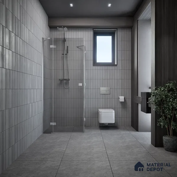 Stone Look Floor Tile TL 06129 F Obsidian Matte 2 ft x 2 ft Matte Finish Vitrified Tile - 9 mm |  Suitable For Living Room, Bedroom & Dining (Sample)