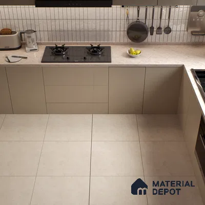 Stone Look Floor Tile TL 06129 G Fossil Ash 2 ft x 2 ft Matte Finish Vitrified Tile - 9 mm |  Suitable For Living Room, Bedroom & Dining (Sample)