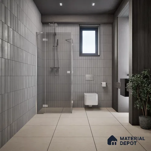 Cement Look Floor Tile TL 06129 G Fossil Ash 2 ft x 2 ft Matte Finish Vitrified Tile - 9 mm |  Suitable For Living Room, Bedroom & Dining