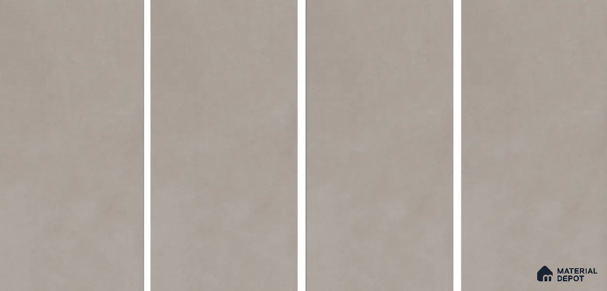 Cement Floor & Wall Tile TL 06132 Eternity Ash Grande 4 ft x 2 ft Vitrified Colour Body Matte Finish - 9 mm | Suitable For Living Room, Bedroom, Bathroom, Kitchen (Sample)
